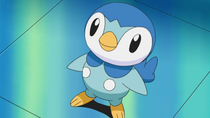 Piplup in the Pokémon anime