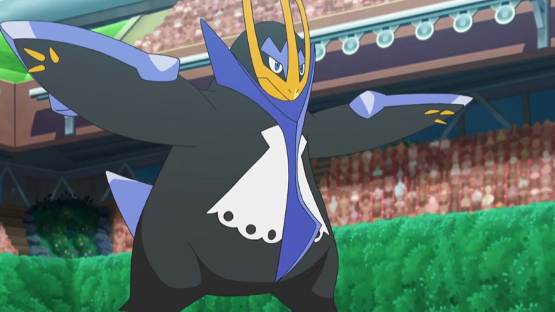 Empoleon showcasing its unique design