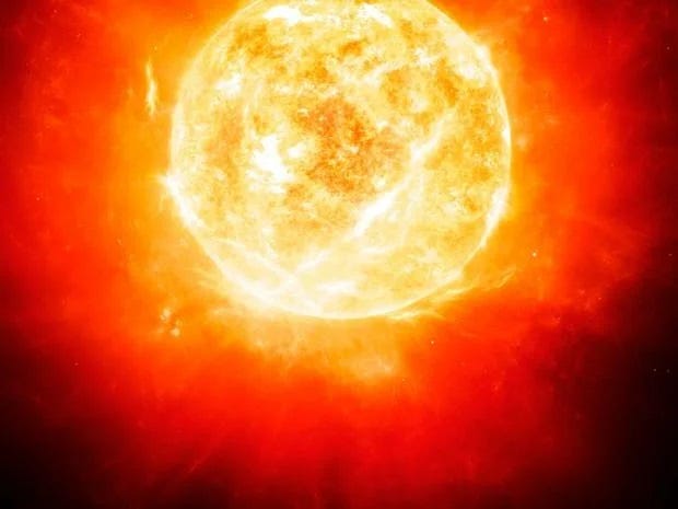 Artistic rendition of Betelgeuse