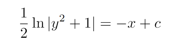 Applying initial conditions in differential equations