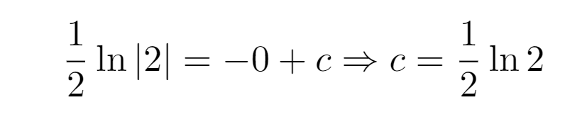 Isolating x in the final equation