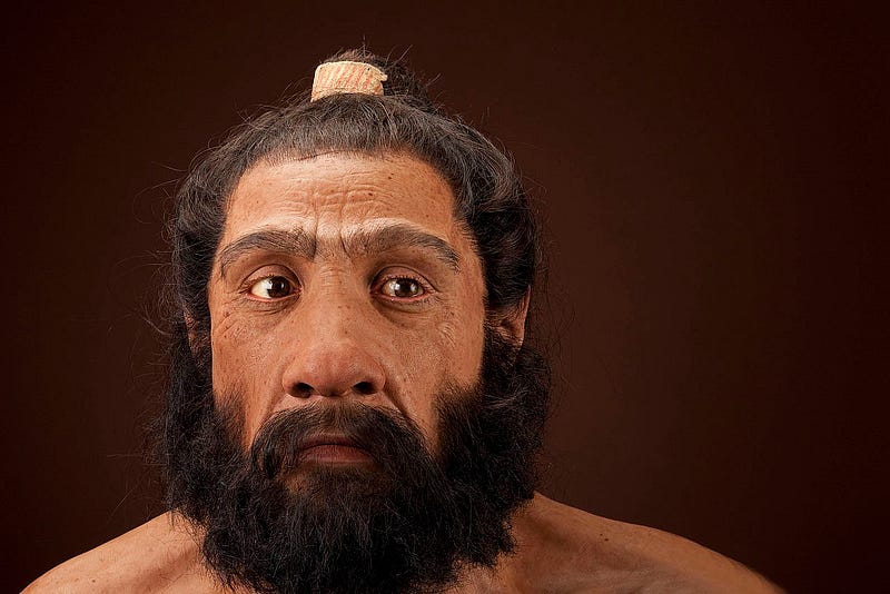 Reconstruction of an adult Neanderthal male