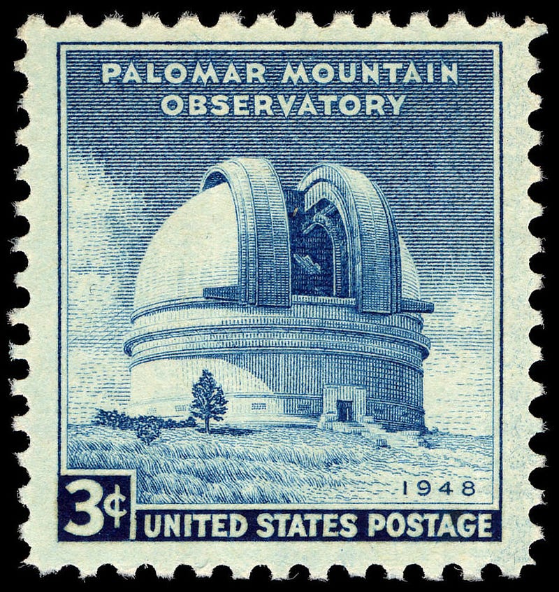 Artistic depiction of UFOs in the Palomar Mountains