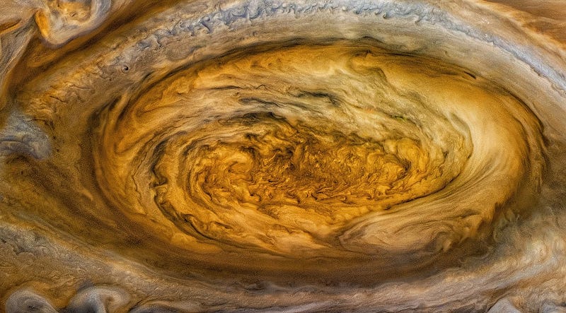 Jupiter's Great Red Spot captured in stunning detail