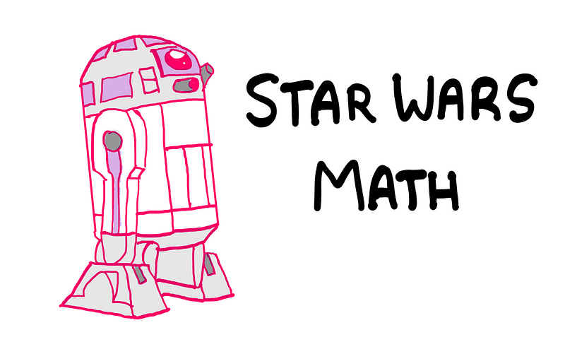 Star Wars Math — Art representing the educational game