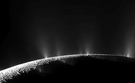 Eruptions from Enceladus