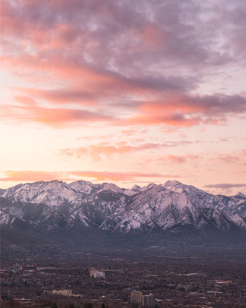 Majestic mountain landscape