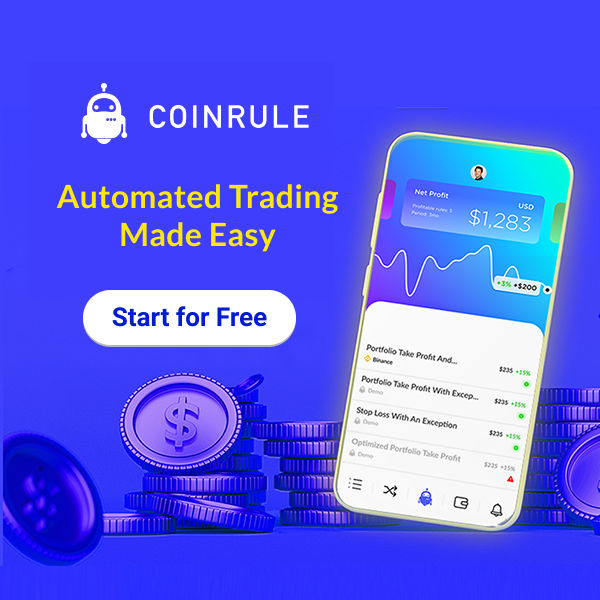 User-friendly trading interface of Coinrule