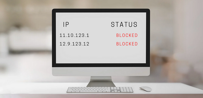 Denying Access to IP Addresses