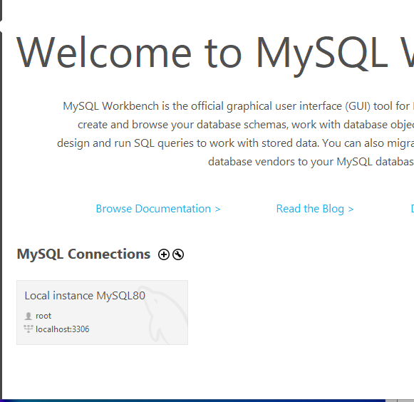 Rescanning Servers in MySQL Workbench