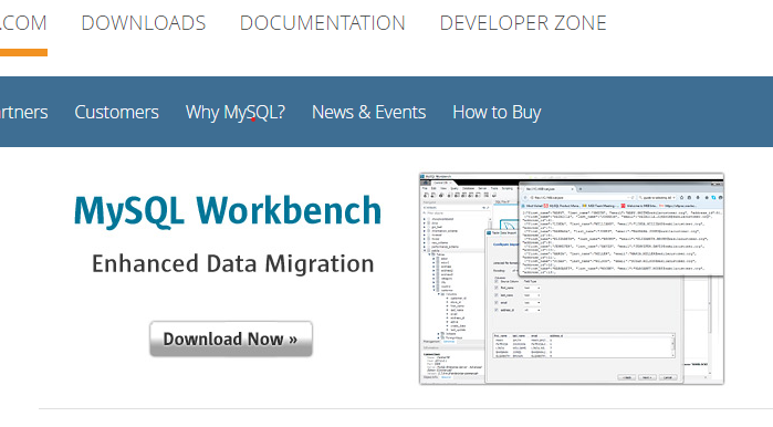 MySQL Workbench Download Page