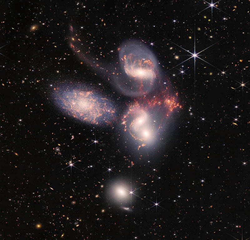 Stephan’s Quintet captured by Webb Telescope