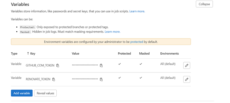 Configuring GitLab Pipeline Variables