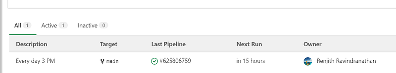 GitLab Pipeline Scheduling