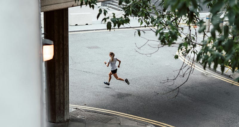 A runner experiencing the joy of movement