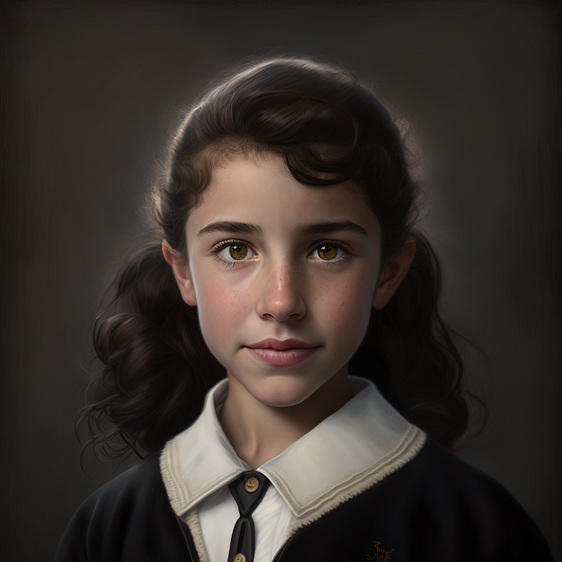 AI-generated version of Hermione Granger