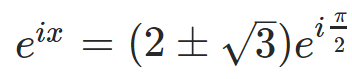 Polar form representation of the solution