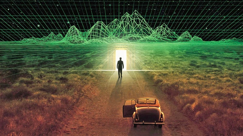 Conceptual art depicting the challenges of simulation theory