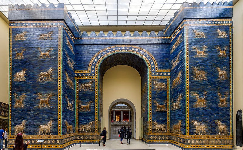 Reconstruction of the Ishtar Gate at the Pergamon Museum