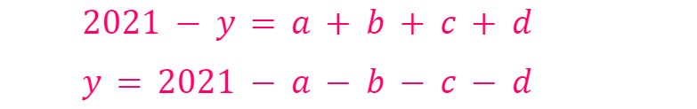 Equation representation in the puzzle