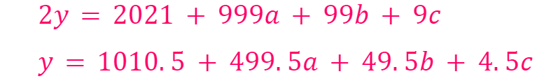 Combined equations in the puzzle