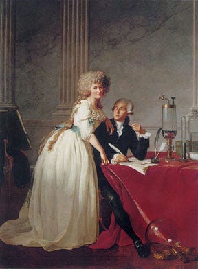 Antoine Lavoisier, the revolutionary chemist.