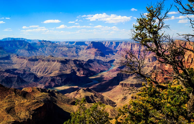 The Grand Canyon showcasing its geological history