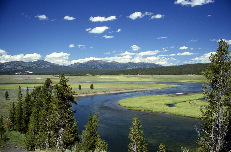 Yellowstone Caldera, a supervolcano with significant geological implications