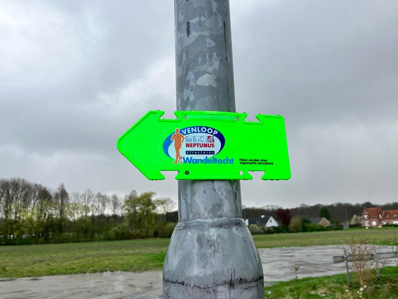 Refreshment station during the Venloop